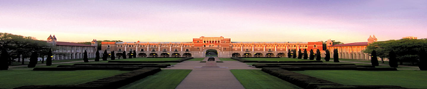 Rice University banner